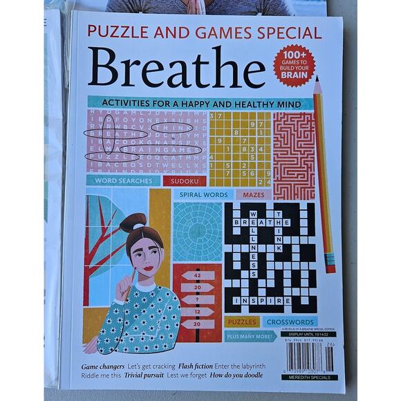 Well-Being Magazine Lot Of 6 Mindfulness Magazine Books, Journaling, Puzzles - Picture 2 of 5